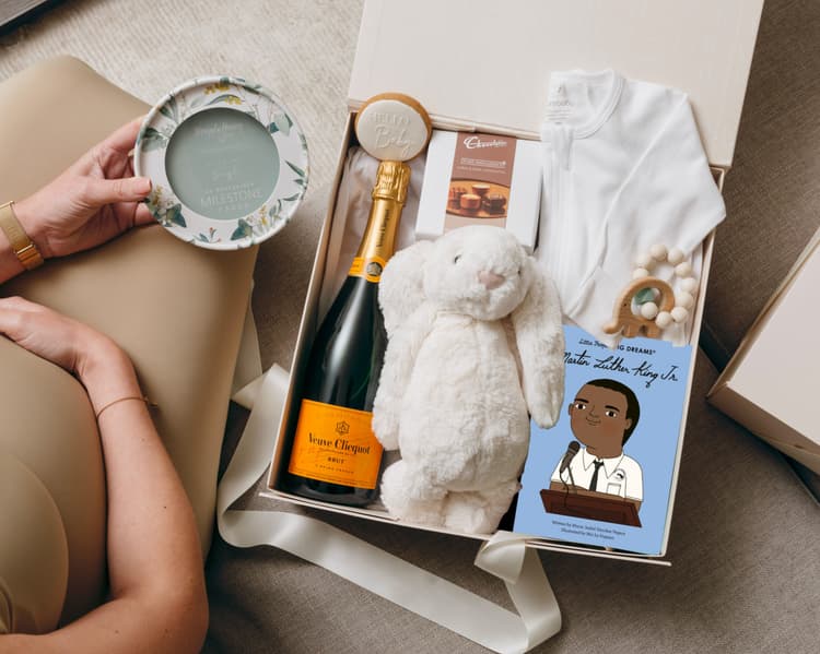 New baby gift basket