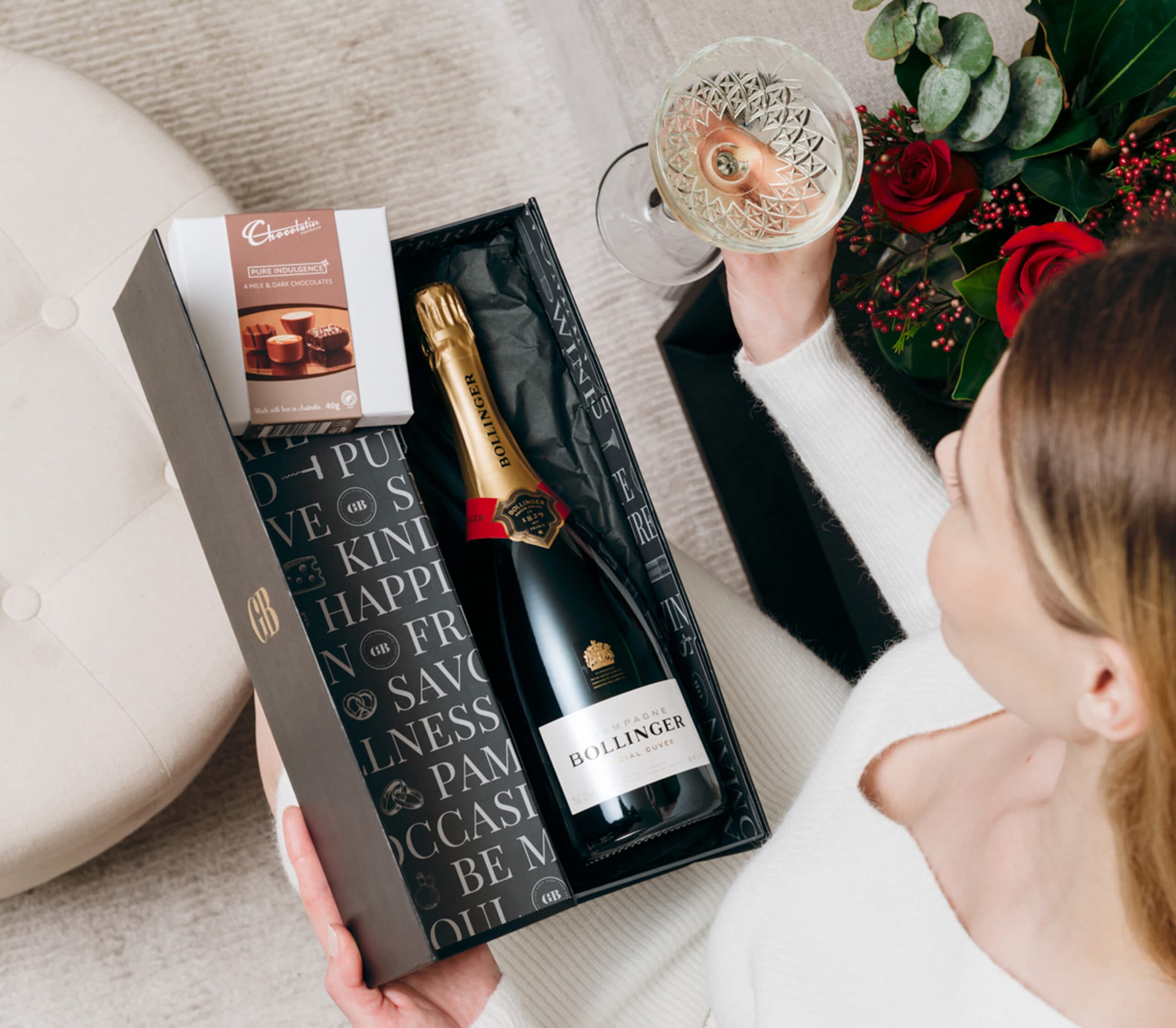 Champagne gift hamper