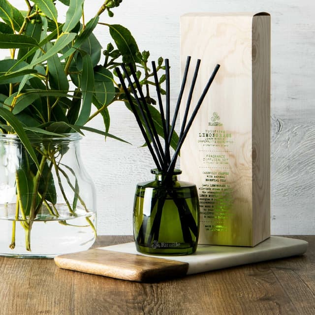 Urban Rituelle Lemongrass, lemon myrtle, grapefruit & eucalyptus Fragrance Diffuser Set 190ml