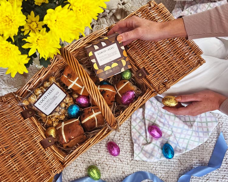 Easter Basket with eggs